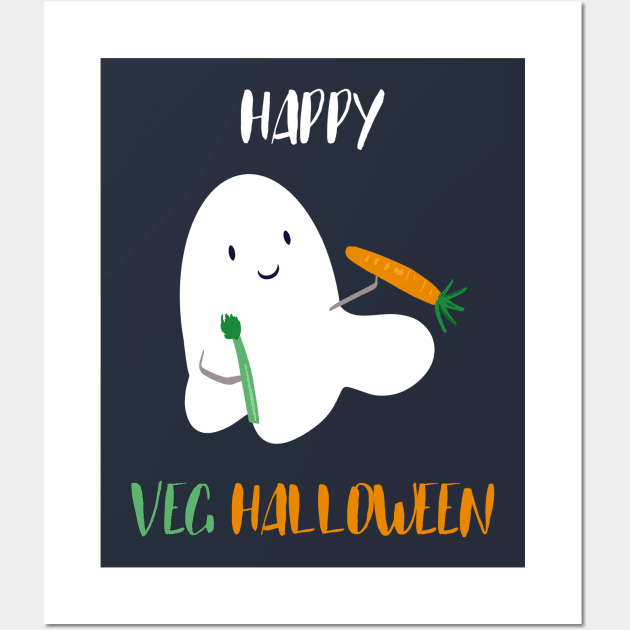 Vegan halloween Wall Art by Mimie20